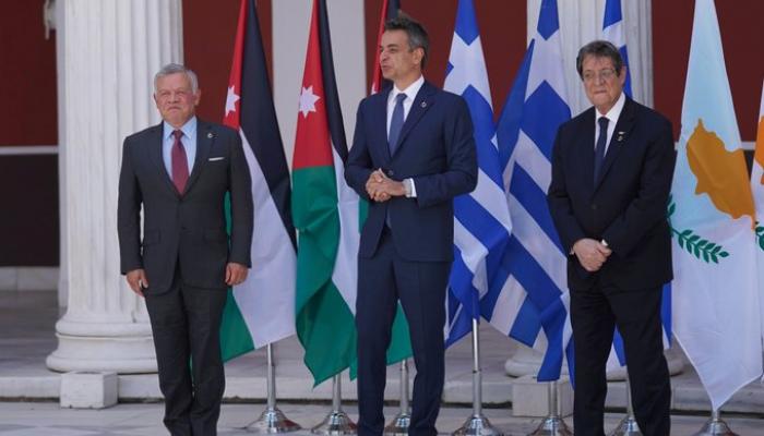 قمة أردنية قبرصية يونانية