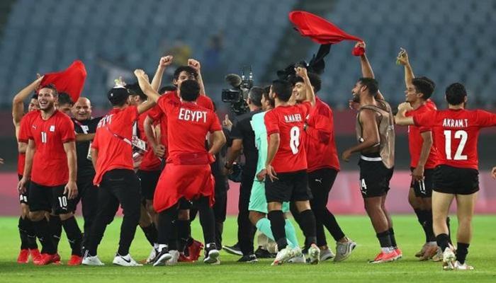 فرحة منتخب مصر الأولمبي