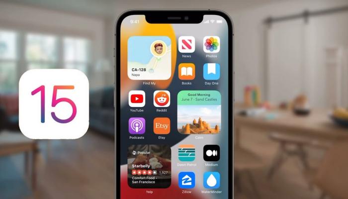 نظام التشغيل iOS 15