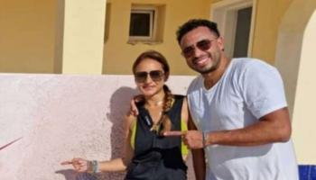 نيللي كريم وهشام عاشور