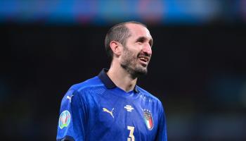 جورجيو كيليني مدافع منتخب إيطاليا وفريق يوفنتوس