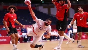 منتخب مصر لكرة اليد ضد فرنسا