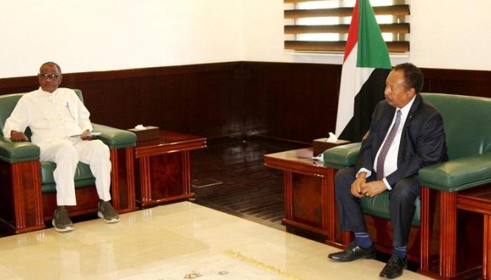 حمدوك يستقبل لجنة تأبين الأمير نقدالله