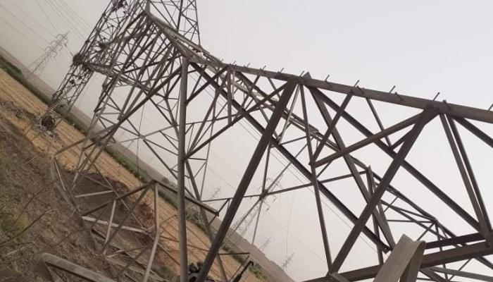 برج للطاقة مدمر شمالي العراق- واع