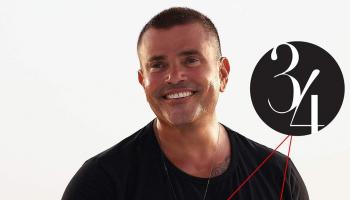 عمرو دياب يروج لخط أزياء خاص به