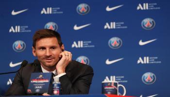 ليونيل ميسي لاعب باريس سان جيرمان الجديد