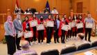 صور.. طالبات مصريات يحصدن جائزة دولية بـ"روبوت لممارسة الرياضة"