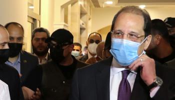 مدير المخابرات المصرية العامة اللواء ⁧‫عباس كامل‬⁩ 