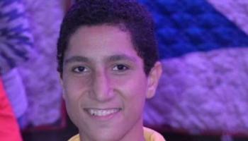 الطالب السيد أشرف الذي توفي صعقا بالكهرباء