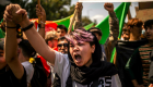 تجمع اعتراضی پناهندگان افغان در یونان علیه طالبان