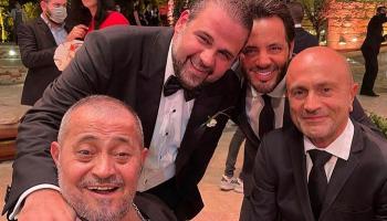 جورج وسوف في حفل عقد قران نجله