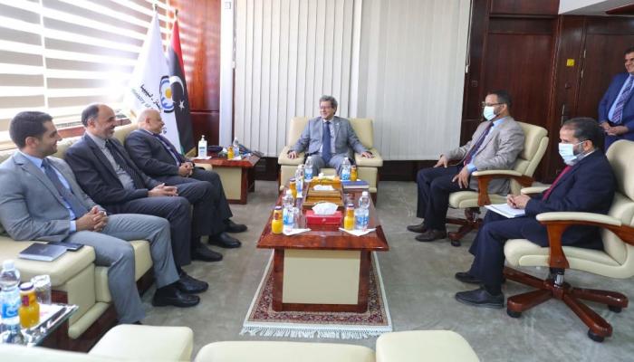 وزير النفط الليبي يستقبل السفير المصري والوفد المرافق