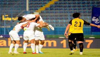 مباراة الزمالك والإنتاج الحربي