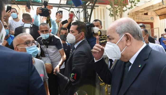 الرئيس الجزائري عبد المجيد تبون