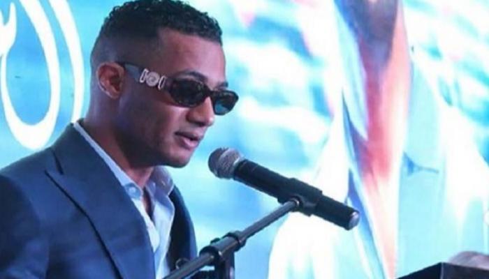 محمد رمضان في حفل تسلم ما وصفها بأنها