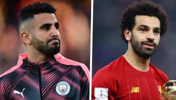 محمد صلاح ورياض محرز نجما ليفربول ومانشستر سيتي