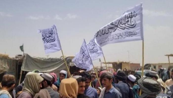 أعلام طالبان في أفغانستان