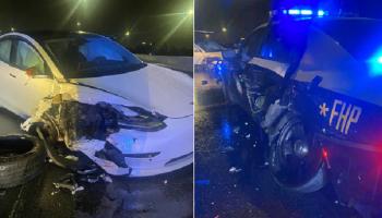 حادث لسيارة تسلا بالولايات المتحدة