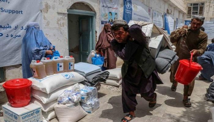 مساعدات إنسانية تقدمها الأمم المتحدة للأفغان- أرشيفية