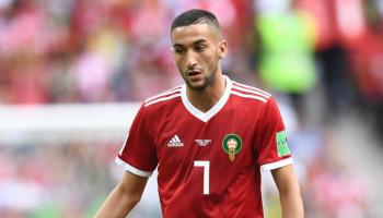 حكيم زياش نجم منتخب المغرب