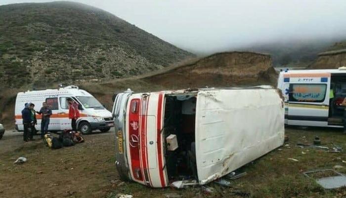 صورة من موقع الحادث في إيران