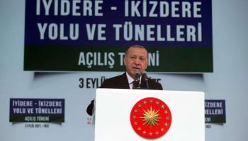 أردوغان أثناء حديثه عن التضخم