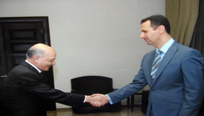 لقاء سابق بين الأسد ودعبول 