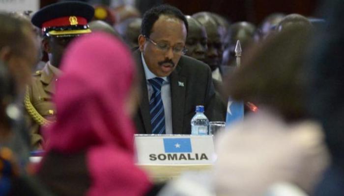 الرئيس الصومالي المنتهية ولايته عبدالله فرماجو 