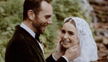 زواج الممثلة البريطانية ليلي كولنز 