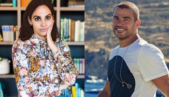 عمرو دياب وابنته نور - أرشيفية