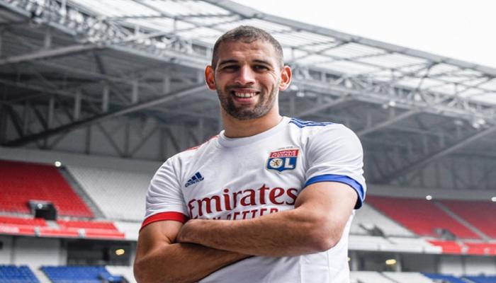 إسلام سليماني لاعب ليون الفرنسي