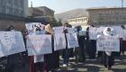 ویدئو | حمله نیروهای طالبان به زنان معترض در کابل
