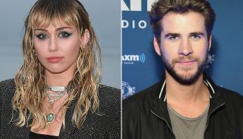 المغنية مايلي سايرس وزوجها السابق ليام هيمسوورث