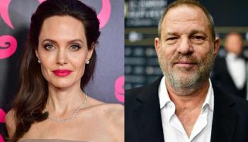 المنتج هارفي واينشتاين والممثلة أنجلينا جولي