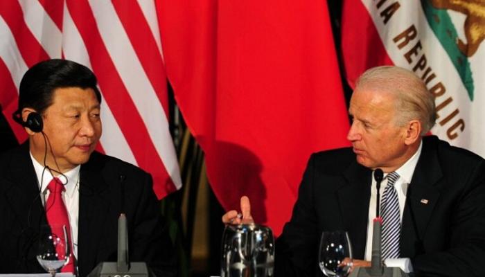 الرئيسان الأمريكي والصيني خلال لقاء سابق