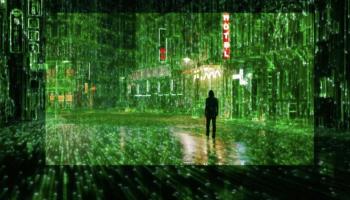 مشهد من فيلم The Matrix 4