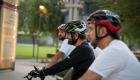 گزارش تصویری | شیخ محمد بن راشد در یک تور دوچرخه‌سواری در سایت اکسپو۲۰۲۰