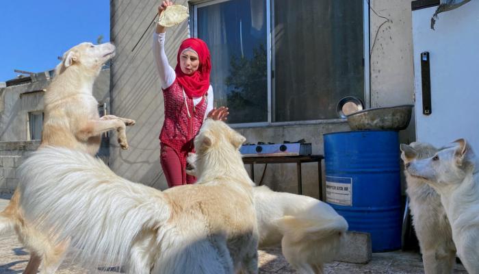 آلاء أبو دراع تبيع ما تملك لرعاية الحيوانات