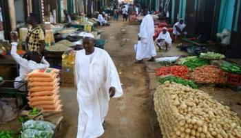 سوق للخضروات بالسودان