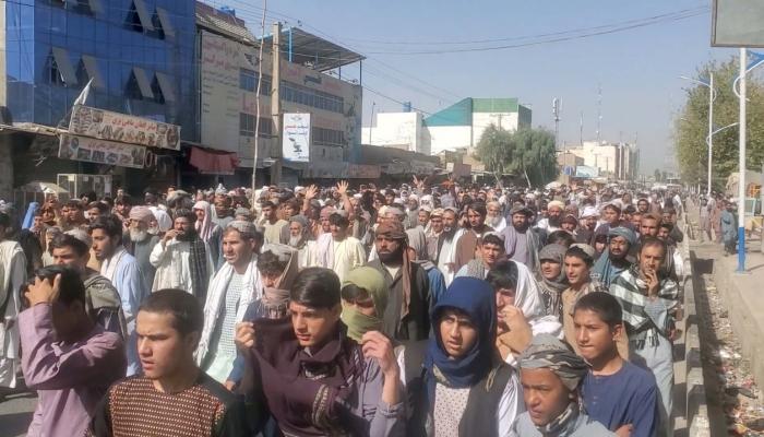 احتجاجات ضد طالبان في قندهار
