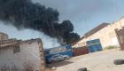 بالصور.. انفجار بمعسكر فاطمة جنوب العاصمة الليبية