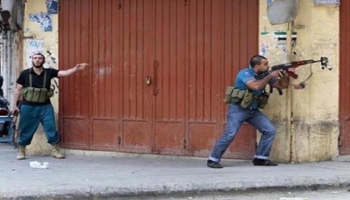جانب من اشتباكات سابقة بمخيم عين الحلوة في لبنان