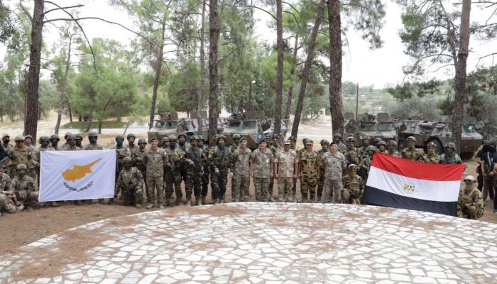 جانب من التدريب العسكري بين مصر وقبرص
