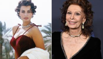 الممثلة الإيطالية صوفيا لورين