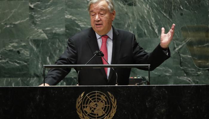 الأمين العام للأمم المتحدة أنطونيو غوتيريش