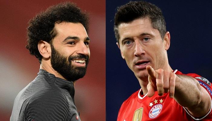 محمد صلاح وروبرت ليفاندوفسكي