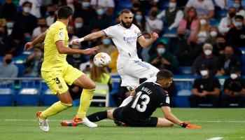 ريال مدريد وفياريال في الدوري الإسباني