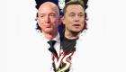 Semaine passionnante dans le monde des riches.. Elon Musk et Jeff Bezos
