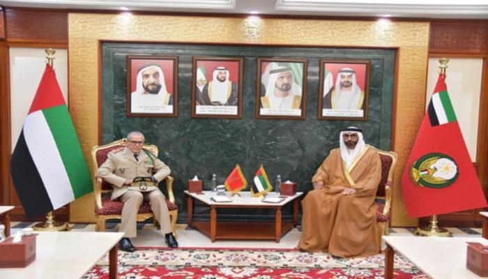 جانب من لقاء محمد بن أحمد البواردي والفريق أول بلخير الفاروق