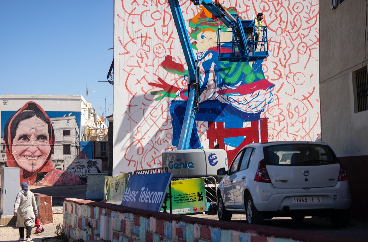 صور: جداريات فنية تغير وجه المدن المغربية.. مشاهد ومخلوقات